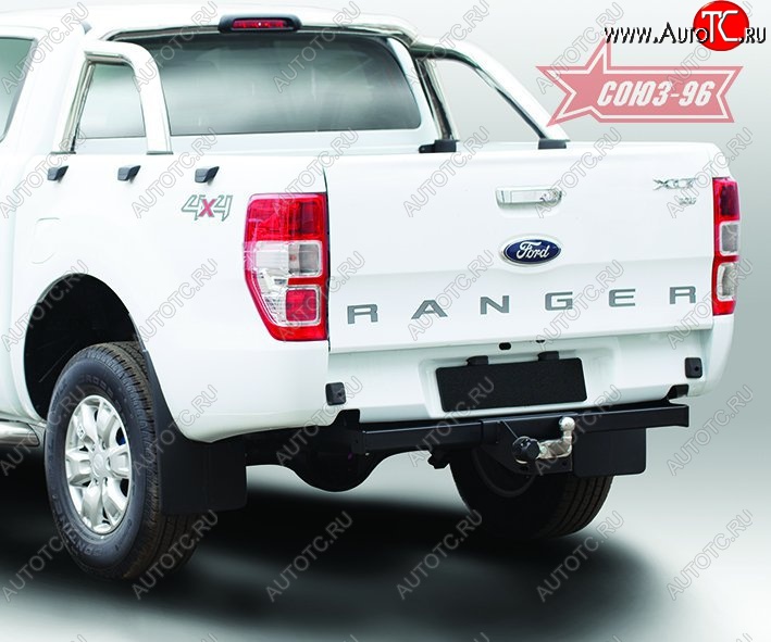 8 594 р. Фаркоп Souz-96 Ford Ranger DoubleCab дорестайлинг (2011-2016)  с доставкой в г. Керчь