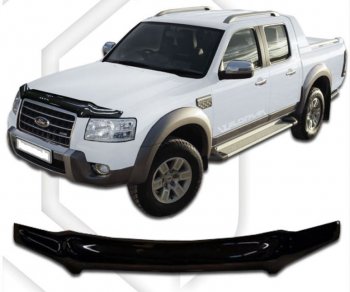 Дефлектор капота CA-Plastic Ford Ranger дорестайлинг (2006-2009)