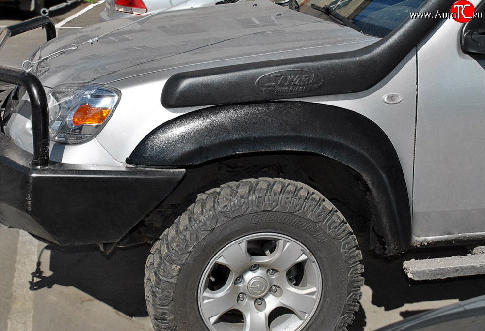 19 399 р. Накладки на колёсные арки RA (комплект)  Ford Ranger (2006-2009), Mazda BT-50 (2006-2011) (Поверхность: шагрень)  с доставкой в г. Керчь