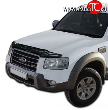 2 799 р. Дефлектор капота NovLine Ford Ranger дорестайлинг (2006-2009)  с доставкой в г. Керчь