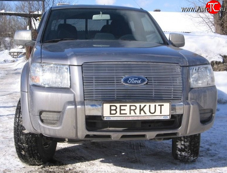 8 999 р. Декоративная вставка решетки радиатора (рестайлинг) Berkut Ford Ranger дорестайлинг (2006-2009)  с доставкой в г. Керчь
