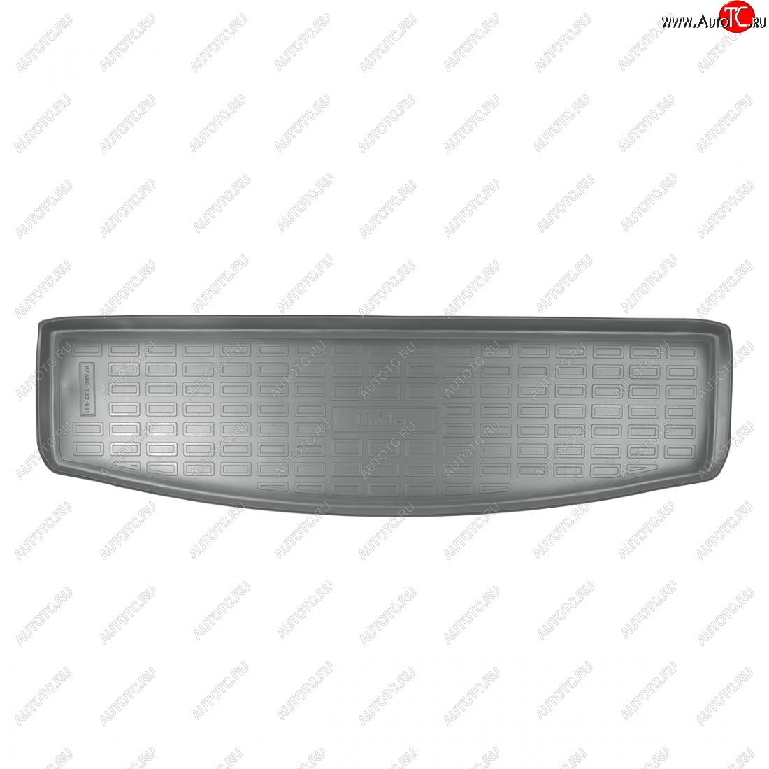 1 289 р. Коврик багажника Unidec (разложенный 3 ряд)  Ford S-Max  CJ (2014-2019) (Серый)  с доставкой в г. Керчь