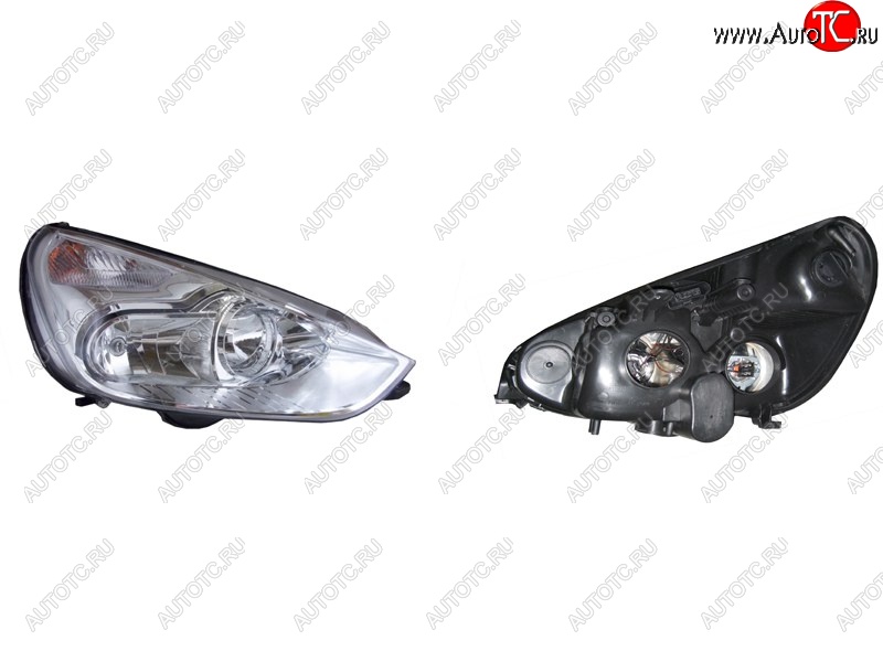 17 999 р. Правая передняя фара SAT Ford S-Max 1 дорестайлинг (2006-2010)  с доставкой в г. Керчь