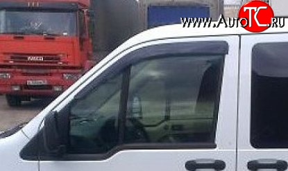 999 р. Комплект дефлекторов окон (ветровиков) 4 шт. Russtal Ford Tourneo Connect дорестайлинг (2002-2007)  с доставкой в г. Керчь