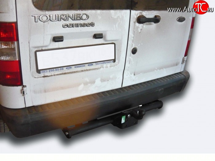 10 999 р. Фаркоп Лидер Плюс (до 2000 кг) Ford Tourneo Connect дорестайлинг (2002-2007) (Без электропакета)  с доставкой в г. Керчь