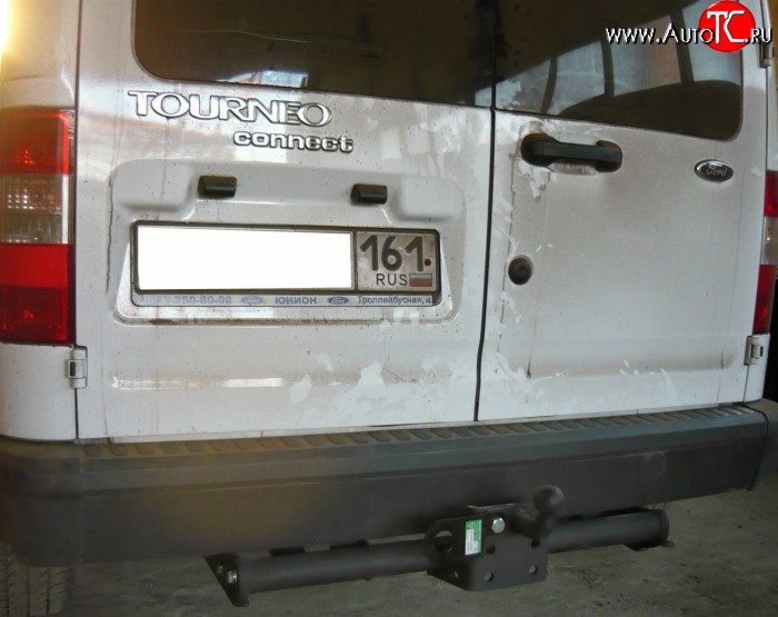 8 999 р. Фаркоп Лидер Плюс (до 1200 кг) Ford Tourneo Connect дорестайлинг (2002-2007) (Без электропакета)  с доставкой в г. Керчь