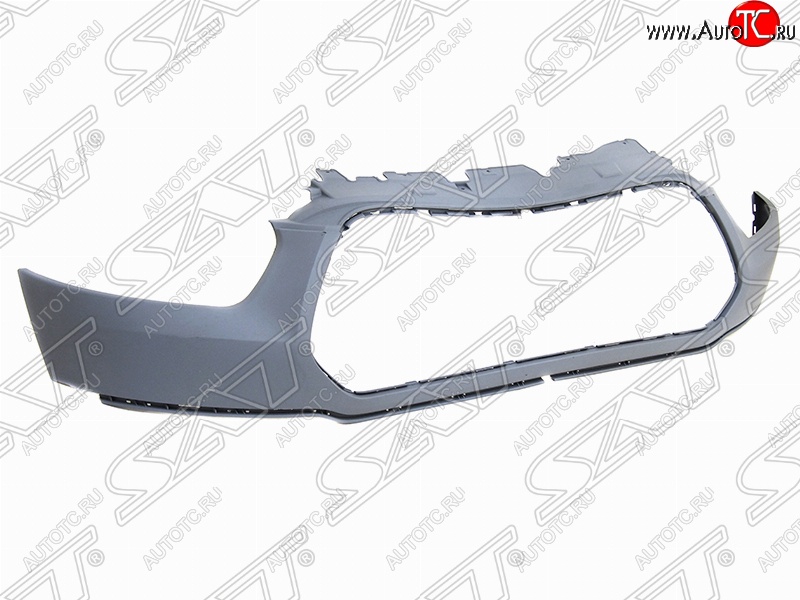 4 199 р. Передний бампер SAT  Ford Transit (2014-2022) цельнометаллический фургон (Неокрашенный)  с доставкой в г. Керчь