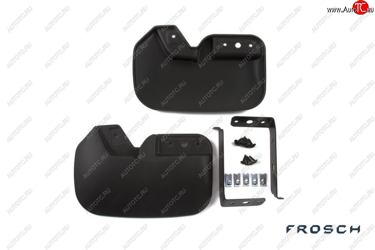 1 249 р. Брызговики передние Frosch Ford Transit цельнометаллический фургон (2014-2022)  с доставкой в г. Керчь