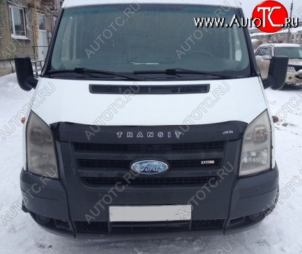999 р. Дефлектор капота (рестайлинг) Russtal (короткий) Ford Transit цельнометаллический фургон (2006-2014)  с доставкой в г. Керчь