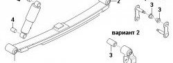 1 079 р. Полиуретановый сайлентблок рессор задней подвески Точка Опоры Ford Transit цельнометаллический фургон дорестайлинг (1986-1991)  с доставкой в г. Керчь. Увеличить фотографию 2