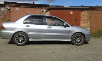 3 899 р. Пороги накладки Сток 2л Mitsubishi Lancer 9 CS седан 2-ой рестайлинг (2005-2009) (Неокрашенные)  с доставкой в г. Керчь. Увеличить фотографию 10