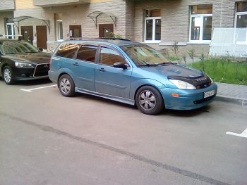 2 819 р. Пластиковые пороги Sport V2 Ford Focus 1 хэтчбэк 5 дв. дорестайлинг (1998-2002)  с доставкой в г. Керчь. Увеличить фотографию 4