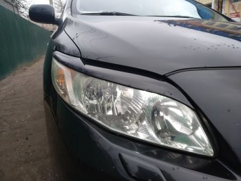 739 р. Реснички Elegance  Toyota Corolla  E150 (2006-2010) седан дорестайлинг (Неокрашенные)  с доставкой в г. Керчь. Увеличить фотографию 5
