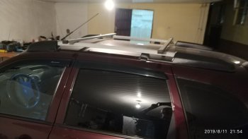 2 499 р. Рейлинги и поперечины Metall-Design (крыша с рёбрами жёсткости)  Лада Калина ( 1117,  2194) (2004-2018) универсал (Крыша с короткими рёбрами. Цвет: серебристый)  с доставкой в г. Керчь. Увеличить фотографию 6