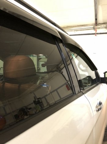 2 379 р. Дефлектора окон CA-Plastiс Ford Explorer U502 дорестайлинг (2010-2016) (Classic полупрозрачный)  с доставкой в г. Керчь. Увеличить фотографию 3