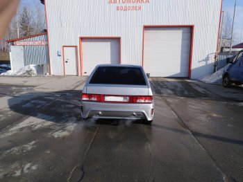 7 699 р. Задний бампер Импульс  Лада 2108 - 2114 (Неокрашенный)  с доставкой в г. Керчь. Увеличить фотографию 9