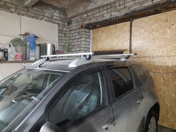 2 899 р. Дефлекторы боковых окон Vinguru Nissan Terrano D10 дорестайлинг (2013-2016)  с доставкой в г. Керчь. Увеличить фотографию 4