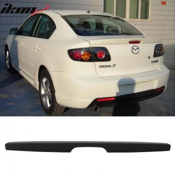2 899 р. Лип спойлер Drive  Mazda 3/Axela  BK (2003-2009) дорестайлинг седан, рестайлинг седан (Неокрашенный)  с доставкой в г. Керчь. Увеличить фотографию 2