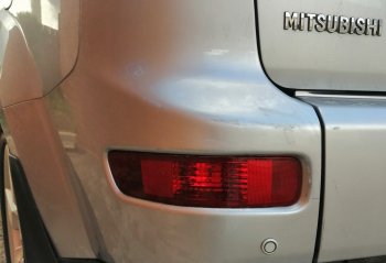 969 р. Левый фонарь в задний бампер SAT  Mitsubishi Outlander  XL (2005-2013) (CW)  дорестайлинг, (CW)  рестайлинг  с доставкой в г. Керчь. Увеличить фотографию 2
