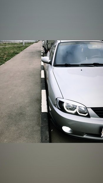 449 р. Реснички на фары Nika-Спорт KIA Spectra (2000-2009) (Неокрашенные)  с доставкой в г. Керчь. Увеличить фотографию 8