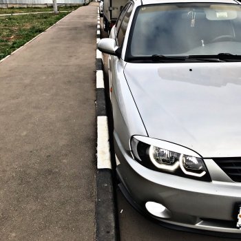 449 р. Реснички на фары Nika-Спорт KIA Spectra (2000-2009) (Неокрашенные)  с доставкой в г. Керчь. Увеличить фотографию 10