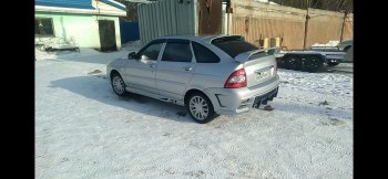 6 899 р. Задний бампер на автомобиль Лекс  Лада Приора  2172 (2008-2014) хэтчбек дорестайлинг (Неокрашенный)  с доставкой в г. Керчь. Увеличить фотографию 5