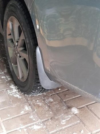 1 099 р. Брызговики задние Norplast  KIA Rio  4 FB (2020-2025) рестайлинг седан  с доставкой в г. Керчь. Увеличить фотографию 2