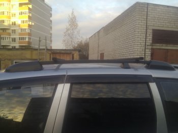 4 389 р. Рейлинги и поперечины Metall-Design  Chevrolet Niva  2123 (2002-2008), Лада 2123 (Нива Шевроле) (2002-2008) (Цвет: Черный)  с доставкой в г. Керчь. Увеличить фотографию 15
