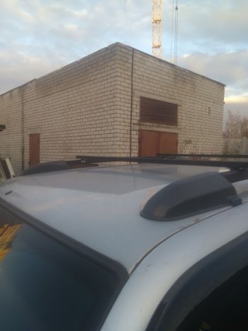 4 389 р. Рейлинги и поперечины Metall-Design  Chevrolet Niva  2123 (2002-2008), Лада 2123 (Нива Шевроле) (2002-2008) (Цвет: Черный)  с доставкой в г. Керчь. Увеличить фотографию 14