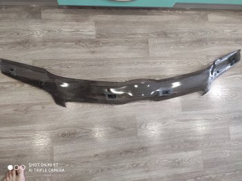 2 199 р. Дефлектор капота CA-Plastiс  Toyota Corolla  E120 (2004-2007) седан рестайлинг (Шелкография черная)  с доставкой в г. Керчь. Увеличить фотографию 2