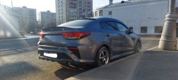 7 499 р. Пластиковые пороги Kudos  KIA Rio  4 FB (2016-2025) дорестайлинг седан, рестайлинг седан (Неокрашенные)  с доставкой в г. Керчь. Увеличить фотографию 3