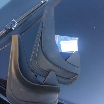 359 р. Универсальные передние брызговики (22х30 см) Frosсh KIA Optima 2 MG седан (2005-2010)  с доставкой в г. Керчь. Увеличить фотографию 18