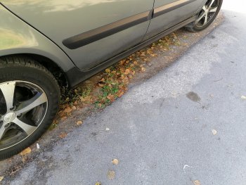 999 р. Пороги накладки Автостайл Лада Калина Спорт 2192 хэтчбэк (2014-2018)  с доставкой в г. Керчь. Увеличить фотографию 5
