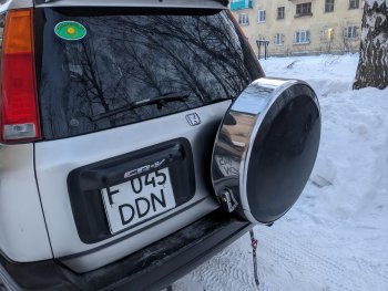 6 499 р. Бокс запасного колеса Ралекс-Тюнинг Porsche Cayenne 958 рестайлинг (2014-2018) (215/65R16, Тарелочка неокрашенная)  с доставкой в г. Керчь. Увеличить фотографию 17