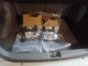 1 329 р. Левая противотуманная фара SAT  Mazda 323/Familia  седан - Premacy  с доставкой в г. Керчь. Увеличить фотографию 2