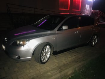 4 099 р. Пороги накладки Sport Mazda 3/Axela BK дорестайлинг, хэтчбэк (2003-2006) (Неокрашенные)  с доставкой в г. Керчь. Увеличить фотографию 8