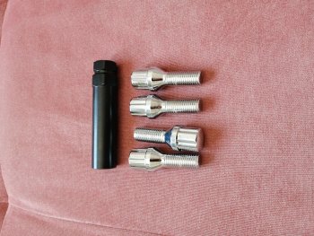 129 р. Колёсный болт длиной 28 мм Вектор M12 1.5 28 секретка (по 1 шт) (пос. место: конус)    с доставкой в г. Керчь. Увеличить фотографию 2