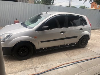 2 099 р. Универсальные пороги Автостайл™ №1 (длина 182+20 см) Hyundai Matrix 1 FC дорестайлинг (2001-2005)  с доставкой в г. Керчь. Увеличить фотографию 9
