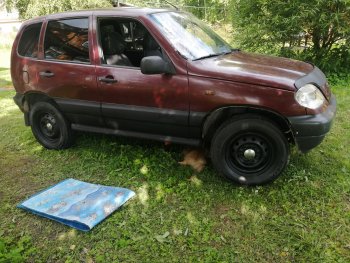 1 199 р. Пороги накладки Autodemic Chevrolet Niva 2123 дорестайлинг (2002-2008) (Текстурная поверхность)  с доставкой в г. Керчь. Увеличить фотографию 6