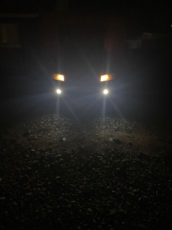 369 р. Универсальная противотуманная фара 90ММ SAT Honda Civic EJ,EK,EM седан дорестайлинг (1995-1998) (Диодная)  с доставкой в г. Керчь. Увеличить фотографию 5