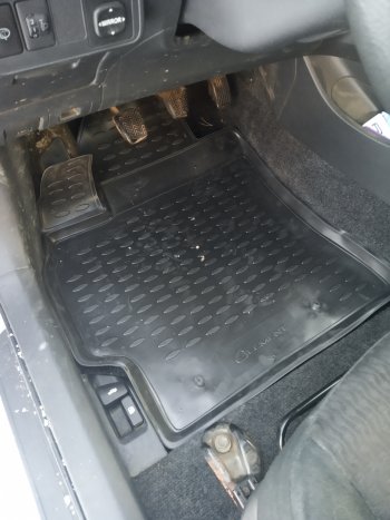 2 399 р. Комплект ковриков салона Element (полиуретан) Toyota Corolla E140 седан дорестайлинг (2007-2010)  с доставкой в г. Керчь. Увеличить фотографию 4