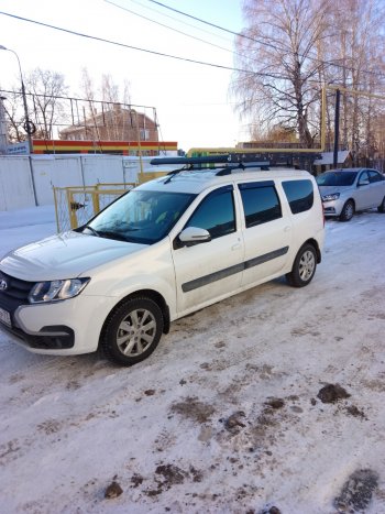 21 049 р. Универсальный багажник-корзина трехсекционный широкий (2100х1300 мм, под поперечины) Petroil Tuning JAC JS6 (2022-2025)  с доставкой в г. Керчь. Увеличить фотографию 4
