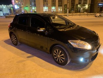 1 899 р. Дефлектор капота CA-Plastiс  Toyota Auris  E150 (2010-2012) хэтчбэк 5 дв. рестайлинг (Classic черный, Без надписи)  с доставкой в г. Керчь. Увеличить фотографию 4