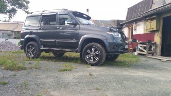 5 699 р. Молдинги дверей Ralex Tuning Уаз Патриот 3163 5-дв. 1-ый рестайлинг (2014-2016) (Текстурная поврехность)  с доставкой в г. Керчь. Увеличить фотографию 5