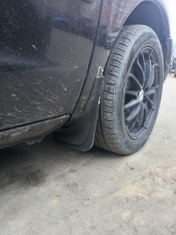 359 р. Универсальные передние брызговики (22х30 см) Frosсh KIA Optima 2 MG седан (2005-2010)  с доставкой в г. Керчь. Увеличить фотографию 22