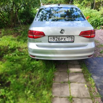 6 799 р. Задний бампер SAT Volkswagen Jetta A6 седан рестайлинг (2015-2018) (Неокрашенный)  с доставкой в г. Керчь. Увеличить фотографию 4