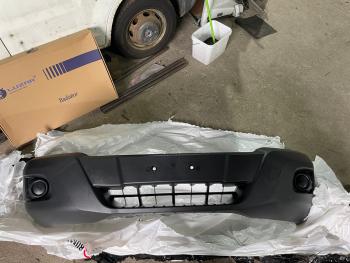7 199 р. Передний бампер (нижняя часть) EUROBUMP  Ford Transit (2014-2022) цельнометаллический фургон (Неокрашенный)  с доставкой в г. Керчь. Увеличить фотографию 2