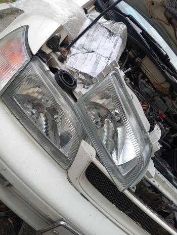 3 099 р. Правая фара (хрусталь) SAT  Toyota Corona  T190 (1992-1994) седан дорестайлинг  с доставкой в г. Керчь. Увеличить фотографию 2
