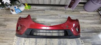 3 889 р. Бампер передний SAT (под омыватели)  Mazda CX-5  KE (2011-2014) дорестайлинг (Неокрашенный)  с доставкой в г. Керчь. Увеличить фотографию 2