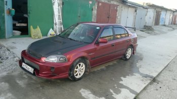 7 299 р. Передний бампер VeilSide Honda Civic EJ,EK,EM седан дорестайлинг (1995-1998) (кузов: седан)  с доставкой в г. Керчь. Увеличить фотографию 9